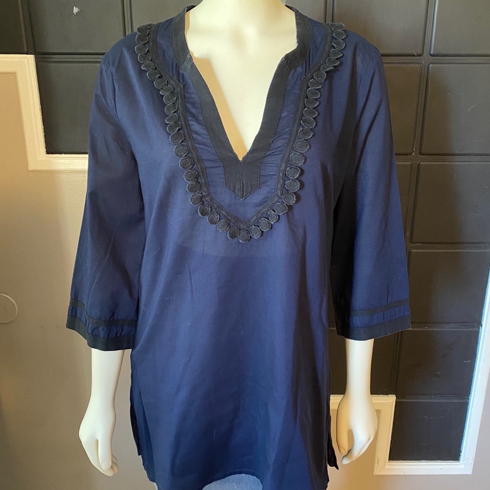 J.Crew Factory Pom Pom Tunic